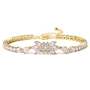 Bracelets de tennis en diamant pour femmes, modèle BP5028, breloque de styliste, en <span class=keywords><strong>or</strong></span> <span class=keywords><strong>24</strong></span> <span class=keywords><strong>carats</strong></span>, 2022 - Product Image 6