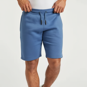 Short de jogging d'été à carreaux de haute qualité pour hommes en toile élastique et respirante imprimée avec logo personnalisé - Product Image 1