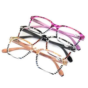 OEM Custom progressive 0.75 reading glasses New arrival 2024 Yiwu wholesale square reading glasses men women