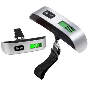 เครื่องชั่งดิจิตอล LCD ขนาด 50 กก. แบบพกพา พร้อมกระเป๋าเดินทางแบบมีหูหิ้ว  เครื่องชั่งกระเป๋าเดินทางแบบแขวน  เหมาะสำหรับชั่งของในครัว - Product Image 1