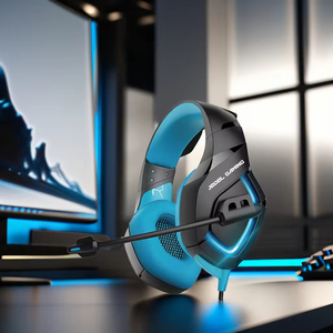 Casque de <span class=keywords><strong>studio</strong></span> professionnel filaire OEM personnalisé sans suppression de bruit, casque de sport filaire supra-auriculaire et circum-auriculaire pour le gaming avec microphone - Product Image 6