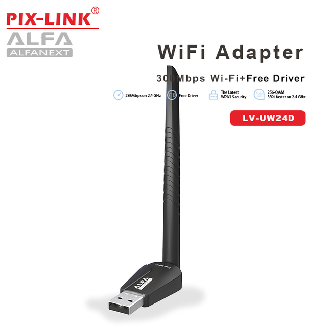 ALFA NEXT Free Driver 150M V2 Support Win7/10/11 RTL8188 2.4GHz USB Wifi Adapter for PC