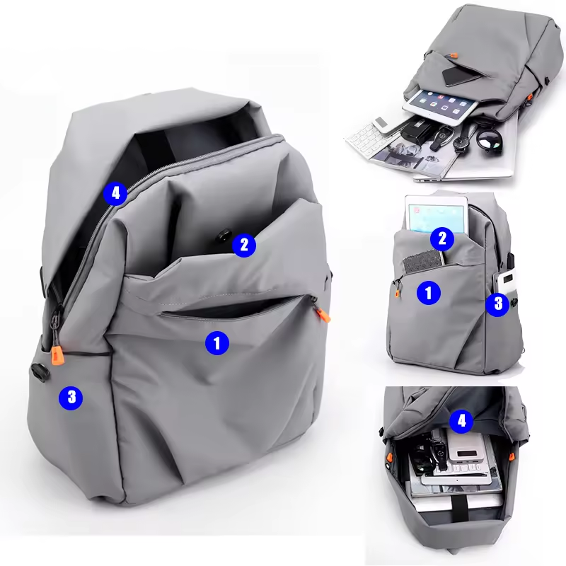 Custom Logo Waterproof Business Laptop Backpack - Image 4