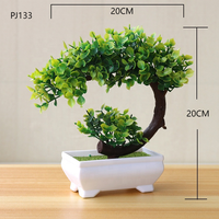 QIDA Artificielle En Plastique Bonsaï Petit Arbre Pot Maison Chambre Table Jardin Arrangement Ornements Plantes D'extérieur En Pot Fleur