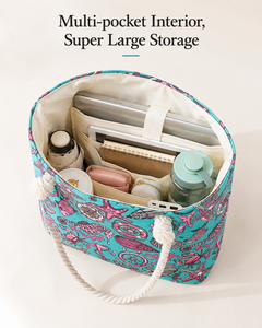 Grand sac de plage, sac fourre-tout de plage, serviette de bain, <span class=keywords><strong>sandales</strong></span> Huarache, sac à main pour femme, sac de voyage pour la plage, la natation et les pique-niques - Product Image 6