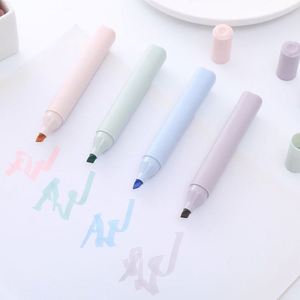 ปากกาไฮไลท์น่ารัก สีมาการอง ลายกราฟฟิตี ป้องกันดวงตา ใช้งานง่าย ขายดี - Product Image 3