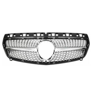 Piezas de automóviles Frente Plástico Cromo ABS materiales Diamante parrilla delantera para <span class=keywords><strong>Mercedes</strong></span> Benz Clase A W176 2013-2015 - Product Image 2