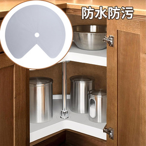 Silicone Cabinet Protector Round 5cm Non-Slip <b>Heat</b> Resistant Kitchen Shelf Storage Liner - Product Image 3