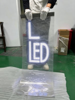Écran LED transparent flexible ultra-fin P5 pour vitres de fenêtres