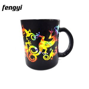 Taza de Café con Diseño de Palmeras y Atardecer Tropical en la Isla de Hawái, Taza de Café de Verano con Diseño de Club de Surf - Product Image 5