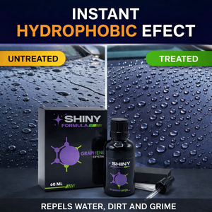 น้ำยาเคลือบเงาสูตรกราฟีน Shinyformula ป้องกันรอยขีดข่วน ซ่อมแซมตัวเองได้ พร้อมเทคโนโลยีป้องกันรังสียูวี สำหรับดูแลสีรถยนต์ 9 ปี ขนาด 60 มล. สำหรับรถยนต์ใหม่และเก่า - Product Image 2