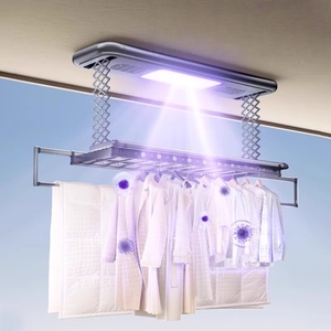 Séchoir à linge électrique intelligent à double rangée avec barre de séchage, pour balcon, levage entièrement automatique - Product Image 6