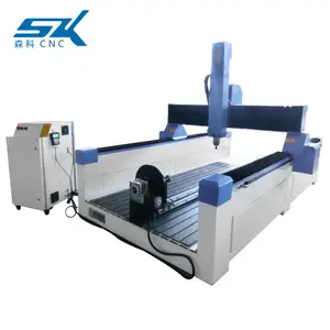 4 axis rotary high z axis wood mold cnc router for foam car mold