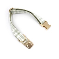 Tiktok 2025 Top 10 Produit Tendance Vente Chaude Nouveau Motif À Carreaux Collier De Chien Ensemble Polyester Corde Chien Laisse Classique Chien Noeud Papillon