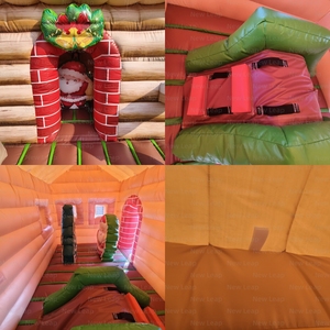 Tente de Noël gonflable commerciale Yuedong de 16,4 pieds décoration de <span class=keywords><strong>cabane</strong></span> de fête de maison de rebond - Product Image 3