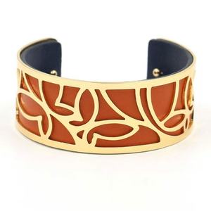 Tarnish Free Waterproof 316l Stainless Steel Jewlery 14k 18k <b>Gold</b> Plated <b>Chunky</b> <b>Bracelet</b> Dainty for Women - Product Image 6