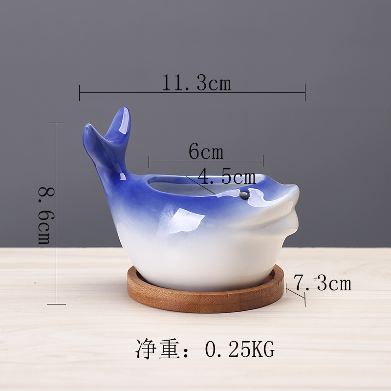 Baleine à grande bouche bleu foncé