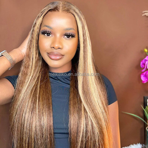 Perruque de cheveux humains pas cher yaki droite hd sans colle 4*4 perruques de fermeture crépus droites noeuds blanchis hd dentelle frontale perruque - Product Image 2