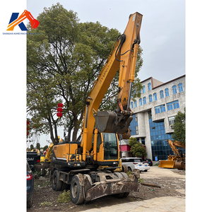 Excavatrices sur pneus Hyundai 210w-9 d'occasion de Corée de haute qualité - Product Image 4