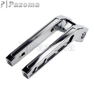 Riser Manubrio da 4" 6" 8" 10" 12" 14" con Piastra Superiore da 1" e Arretramento per Harley Softail Dyna Electra Glide Fatboy - Product Image 4