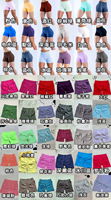 48 Kleuren Op Maat Gemaakt Logo Dames Gym Biker Sportkleding Fitness Workout Naadloze Yoga Broeken Scrunch Butt Lift Leggings Yoga Shorts
