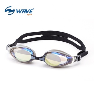 نظارات سباحة بموجة ومكافحة الضباب لمعدات السباحة ونظارات الغوص - Product Image 6