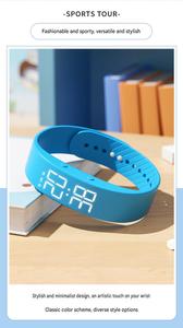 Smart Bracelet Sports Running Step Counting Vibrating Alarm <b>Clock</b> Fitness Tracker Male Female Student Wearable Device - Product Image 5