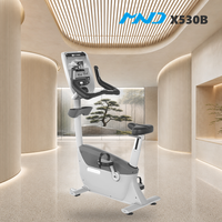 Vélo de spinning professionnel avec écran LCD, équipement de fitness professionnel MND, équipement d'exercice cardio pour chaîne de salles de sport de prestige, pour une utilisation fluide