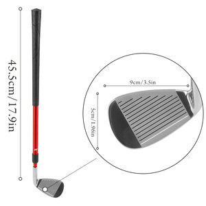 Entrenador de Swing de golf, palos de hierro telescópicos ajustables para adultos, principiantes, niños, aleación de zinc, negro, rojo, azul - Product Image 2