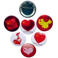 Badges métalliques personnalisés, fabrication OEM, cadeaux promotionnels, logo imprimé, badges ronds vierges, badges à épingle, badges en fer blanc sur mesure