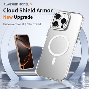 Ốp lưng trong suốt từ tính, bảo vệ, bề mặt mờ cho iPhone 16 Pro Max, 15 Pro, 14 Plus, tương thích với các mẫu ốp lưng hình thú - Product Image 2