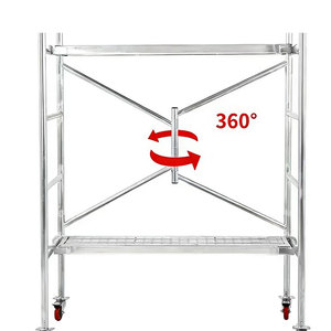 Folding Steel Walk Through Frame <strong>Scaffold</strong> with Modern Design CE Certified High Bearing Support for Building Construction - Product Image 5