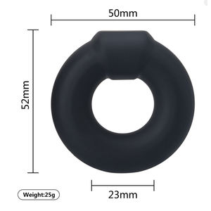 Großhandels preis Männliche Verzögerung Ejakulation Silikon Sexspielzeug Männer Lock Penis Ring Cockring - Product Image 6