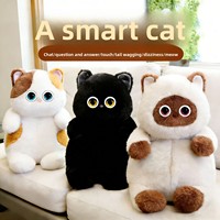 Robot Compagnon Émotionnel IA Transfrontalier Miao Xingren, Jouet Chat Calico Électronique, Animal de Compagnie Virtuel, Cadeau pour Enfants, Matériau Polyester PP