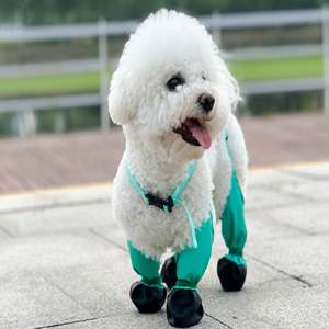 รองเท้าบูทกันฝนสำหรับสุนัขกลางแจ้งมาใหม่กันน้ำกันลื่นรองเท้าบูทสัตว์เลี้ยงกันสิ่งสกปรกสำหรับทุกฤดูกาล - Product Image 6