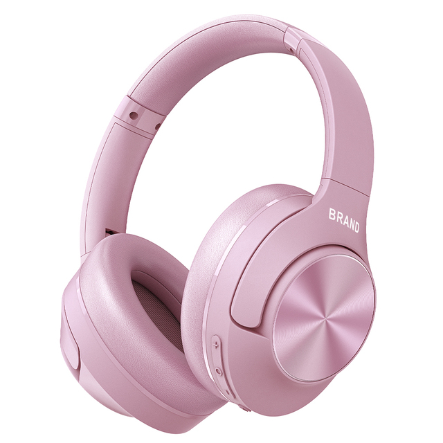 High Fidelity Portable Wireless Headphones 5.3BT Hybrid ANC+ENC Noise Cancelling Earphones CD Pattern HEADSET or Aviation Use