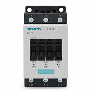 คอนแทคเตอร์ AC ของแท้ Siemens SIRIUS 3RT6 รุ่น 3RT6015 3RT6016 <span class=keywords><strong>3RT6017</strong></span> 3RT6018 3RT6023-3RT6028 สำหรับควบคุมมอเตอร์ 9A 12A 16A 17A 25A 32A - Product Image 1