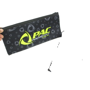 Customized Fashion Sublimation Neoprene Zipper Soft Handle Large Capacity Water Resistant Reusable Pencil <b>Case</b> Pen Pouch - Product Image 2