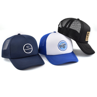 Gorra transpirable de 5 paneles para montar al aire libre para hombre Gorra de malla de béisbol con logotipo personalizado con logotipo bordado