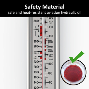 Thermomètre à cadran en acier inoxydable <span class=keywords><strong>pour</strong></span> la cuisine, <span class=keywords><strong>pour</strong></span> le <span class=keywords><strong>sucre</strong></span>, la <span class=keywords><strong>confiture</strong></span>, la gelée, le sirop, la cuisson et la préparation de bonbons - Product Image 4