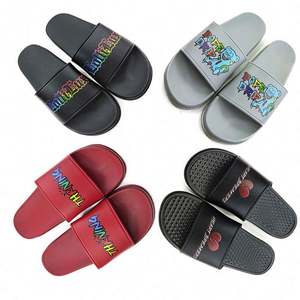 Plate-forme Tongs Pantoufles Antidérapant Coloré Épais <span class=keywords><strong>Zev</strong></span> Slide Chinelo Com Pena Pantoufle. Pvc Animaux Chancletas Hombre De Marca - Product Image 5