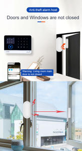 شاشة 2G-نظام أمان منزلي بلاستيكي ، تحكم بتطبيق MHz مع بطاقة RFID للحركة و <span class=keywords><strong>Bulgar</strong></span> للاستخدام المنزلي - Product Image 6