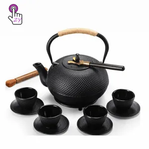Classico Kung Fu teiera in ghisa con manico in teiera per tè e bollitore Set per capelli per gatti