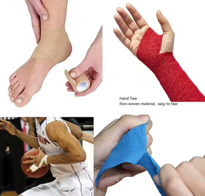 Quality Colorful Sport Self Adhesive <b>Elastic</b> <b>Bandage</b> Tape - Product Image 2