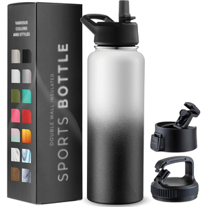 Custom Logo Stainless Steel Vacuum <b>Flask</b> for Kids & Adults-Eco-Friendly 6-12hrs Thermal Insulation Portable Sports Gym Use - Product Image 1