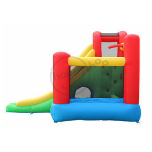 Château <span class=keywords><strong>gonflable</strong></span> Happy Hop Jumper tendance en PVC avec <span class=keywords><strong>piscine</strong></span> et toboggan, château <span class=keywords><strong>gonflable</strong></span> pastel - Product Image 4