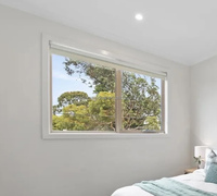 Fenêtres à manivelle en alliage d'aluminium à rupture de pont thermique, style australien moderne, modèle 2026, certifiées antivol - AS2047, fourniture directe usine