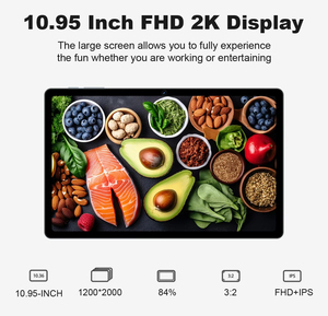 Máy tính bảng màn hình cảm ứng 10.95 inch, chip 8 nhân, RAM 8GB, màn hình 2K (1200*2000), bộ nhớ trong 256GB, <span class=keywords><strong>Android</strong></span> 14.0, model mới nhất - Product Image 4