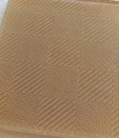 Panneaux de verre laminé à motif personnalisable avec intercouche en maille métallique, écran tissé en acier inoxydable et cuivre, découpe et pliage