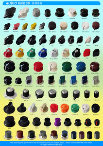 Bouton en bakélite pour indicateur, boutons audio vintage - Product Image 4